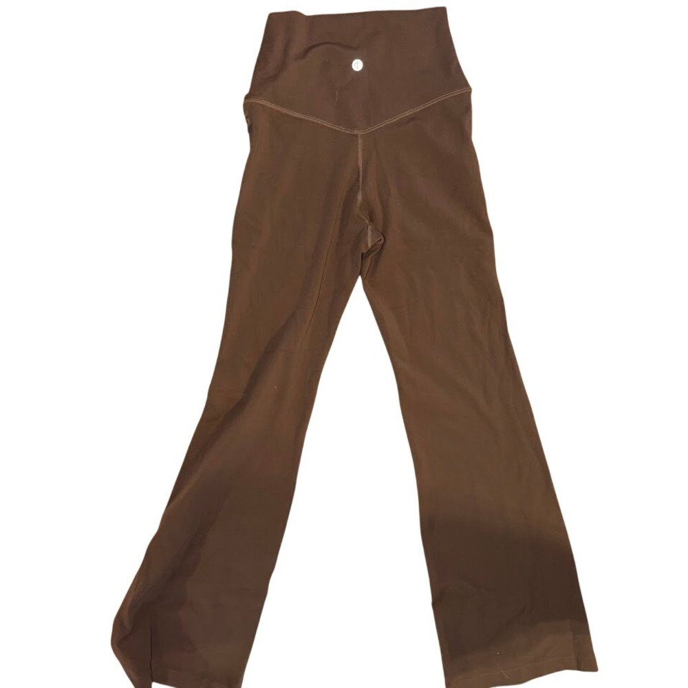 Colorfulkoala Womens High Waisted Flare Leg Yoga Pants Brown XS Workout Leggings